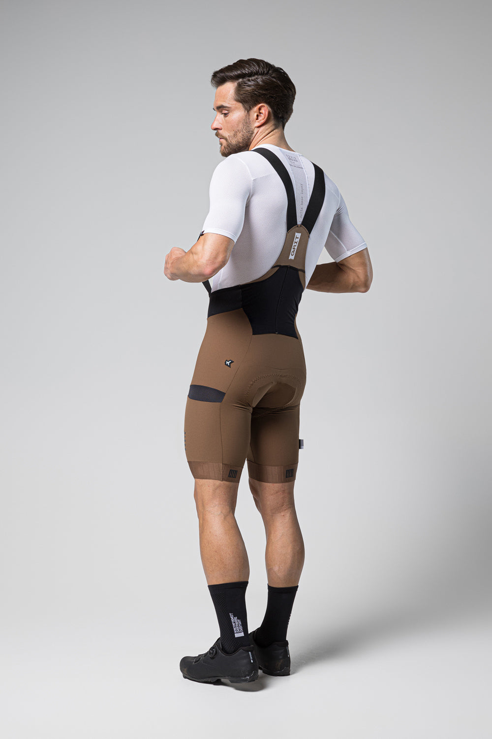BIB SHORTS GRIT 2.0 MEN TOFFEE - K10