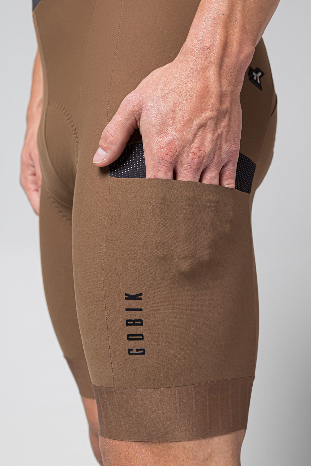 BIB SHORTS GRIT 2.0 MEN TOFFEE - K10
