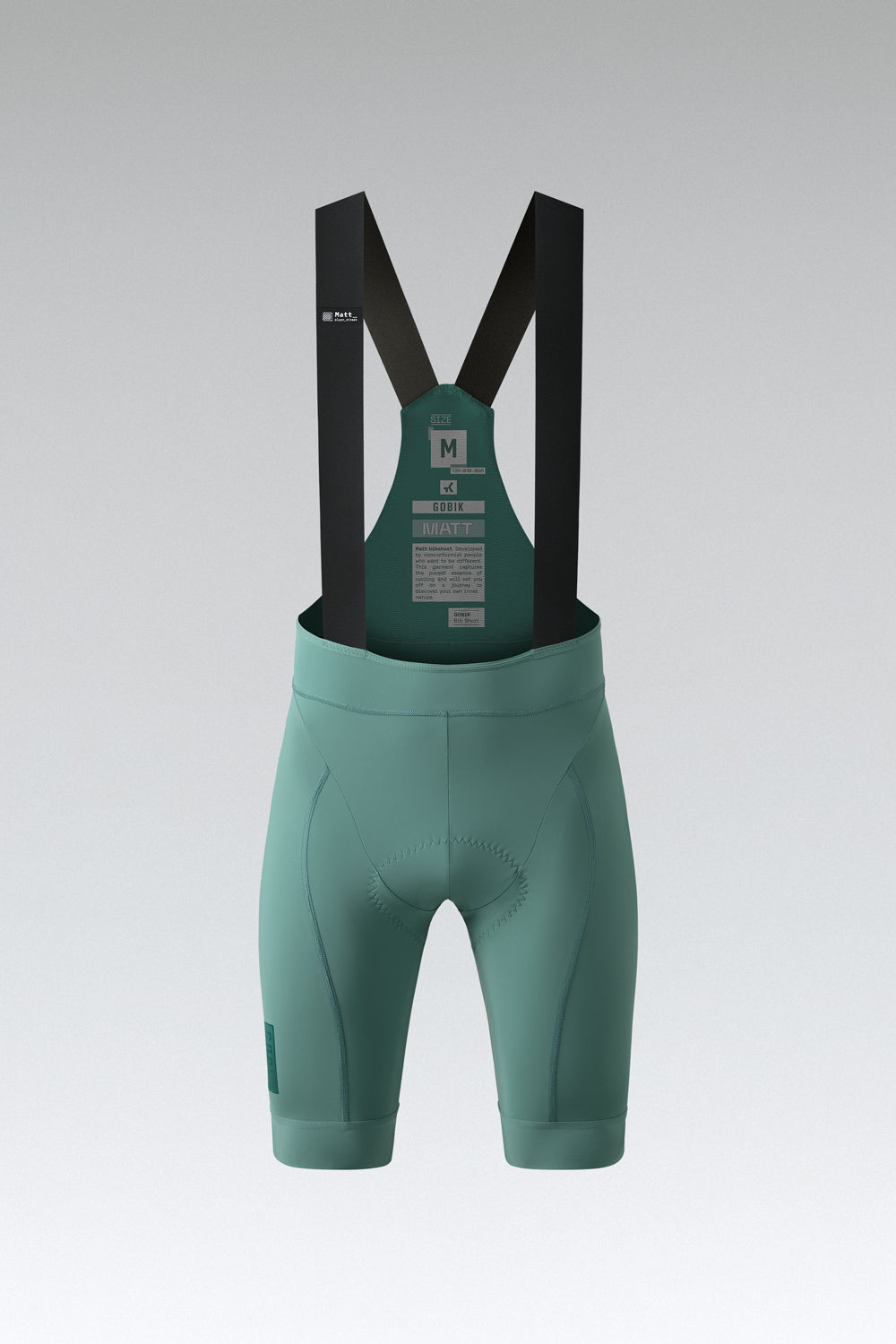 BIB SHORTS MATT 2.0 MEN HEDGE GREEN - K10